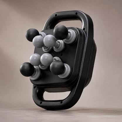Heat Massage Gun — 8 Heads, Deep Muscle Relief