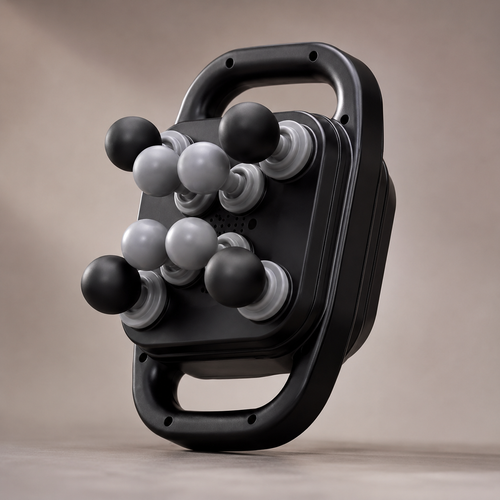 Heat Massage Gun — 8 Heads, Deep Muscle Relief